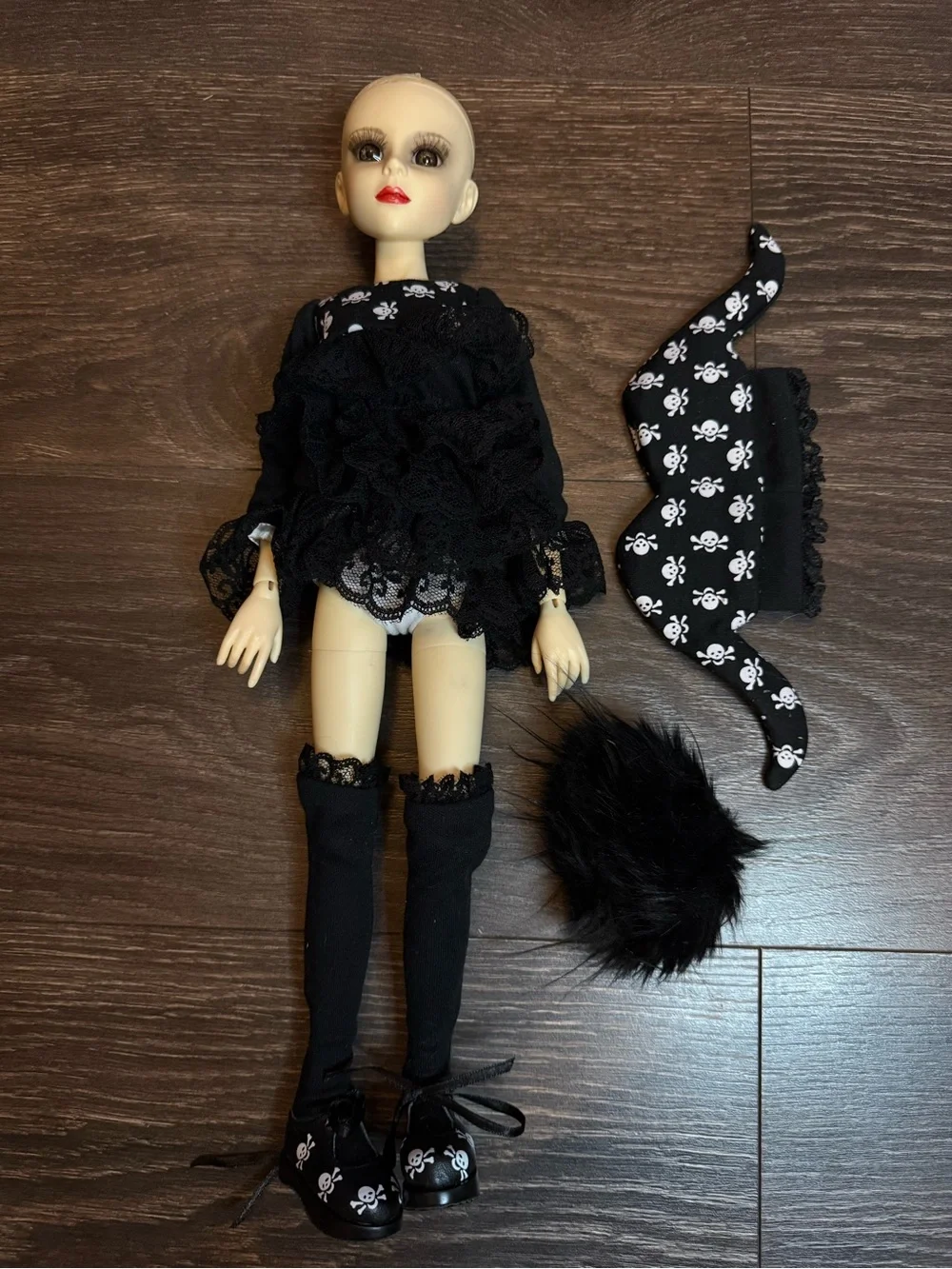 2000’s RARE GOODREAU Doll with Clothing, Shoes and Wig 16” Tall Great Condition